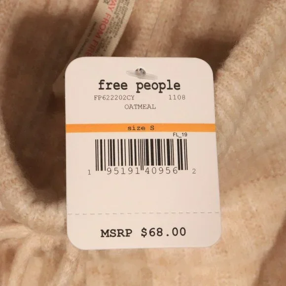 NWT Free People X Revolve Around the Clock Jogger in Oatmeal - Picture 12 of 13